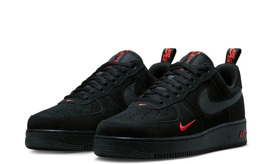 Nike Air Force 1 Low '07 LV8 'Multi-Swoosh Black Crimson' DZ4514-001