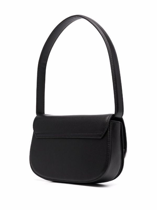 Diesel 1DR leather shoulder bag BLACK
