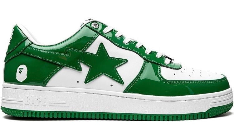 A Bathing Ape Bape Sta Low Green
