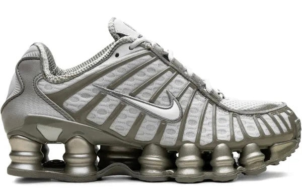 Shox TL "Light Silver/White/Light Army" sneakers